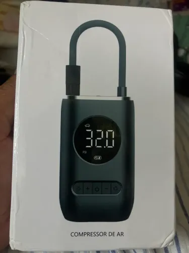 Compressor de ar novo, na caixa