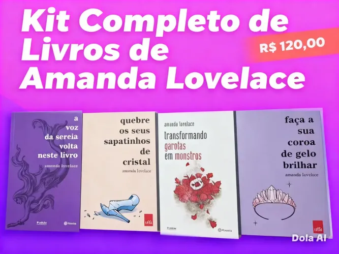 ? KIT 4 LIVROS DA AMANDA LOVELACE - PERFEITO ESTADO! ?