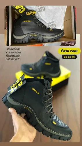 Bota Caterpillar super bota alta qualidade 