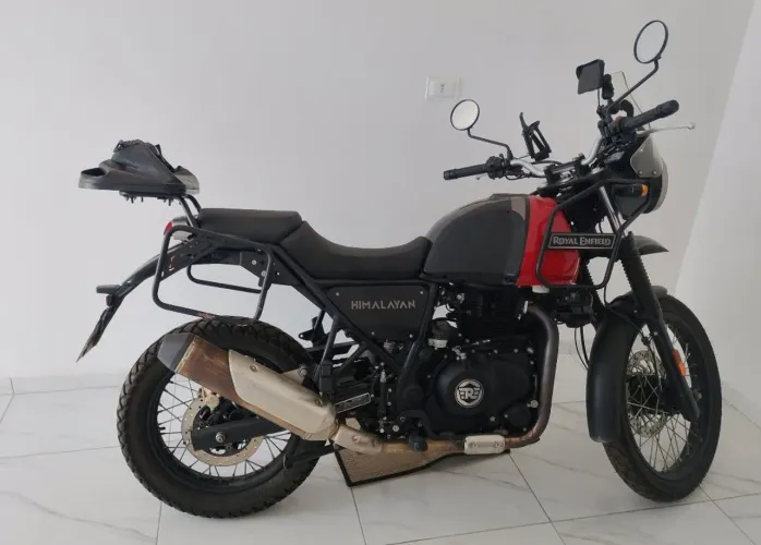 Pronta pra rodar e aproveitar a paisagem 