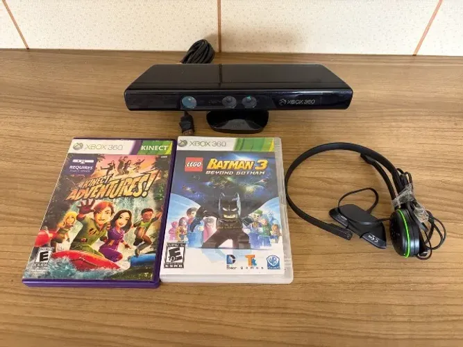 KIT DE JOGOS E ACESSORIOS PARA BOX 360 ORIGINAIS