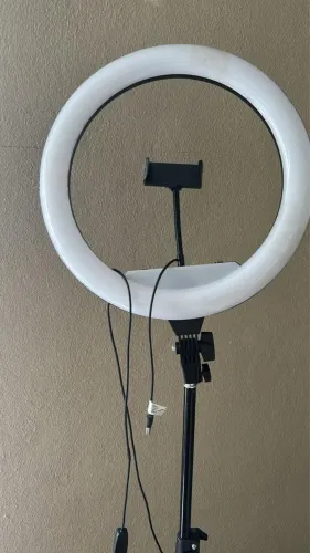 Ring light grande com pé