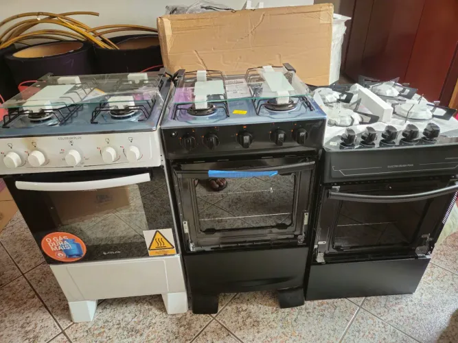3 FOGÕES NOVOS NA CAIXA - VENDA NO ESTADO QUE SE ENCONTRAM (LEIA O ANÚNCIO)
