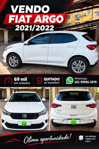 Fiat Argo 1.0 6V Flex. 2022
