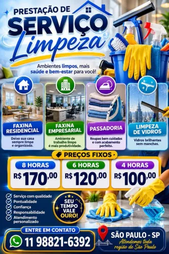 Limpeza / passadoria