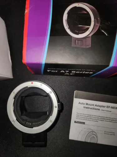 Adaptador EF-NEX lentes canon andoer