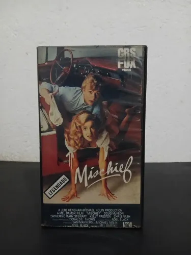 Raro filme em VHS dos anos 80 Mischief  A Primeira Transa de Jonathan