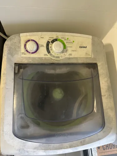 Máquina de lavar CÔNSUL 8kg funcionando tudo.