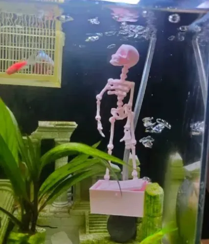 Caveira dançarina articulada