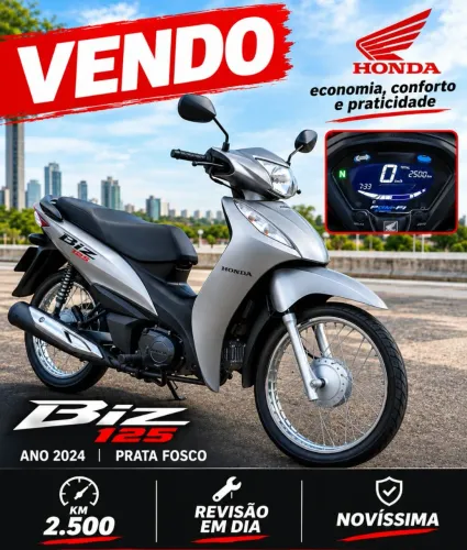 Biz 125 Flex - Filé com Pouquíssimo uso