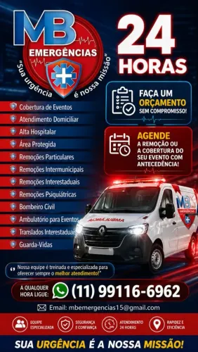 Ambulância Básica/ UTI 24h