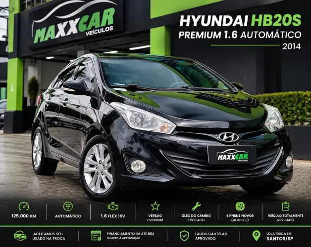 Hyundai HB20S Premium 1.6 Flex 16V Aut. 4P 2014