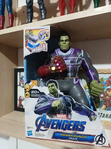 Hulk power punch eletrônico 35cm original marca Hasbro