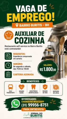 Vaga restaurante