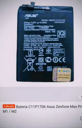Bateria NOVA Zenfone Max Pro