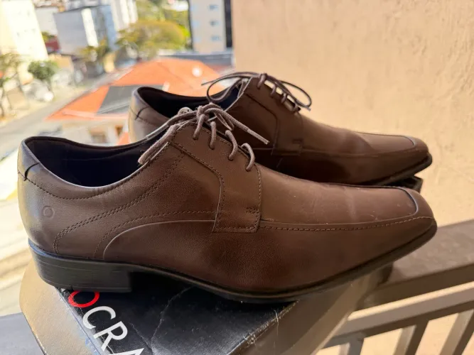 Sapato Democrata Marrom 43 