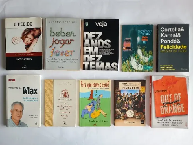 Lote de livros - temas variados - 10 volumes