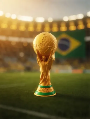Taça Copa do Mundo 15cm - Réplica Impressão 3D