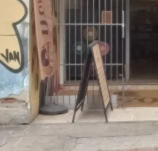 Cavalete para propaganda de metal