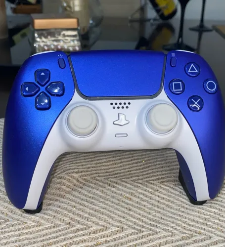 Controle Sony Dualsense de PlayStation 5 (PS5) - Cobalt Blue Personalizado