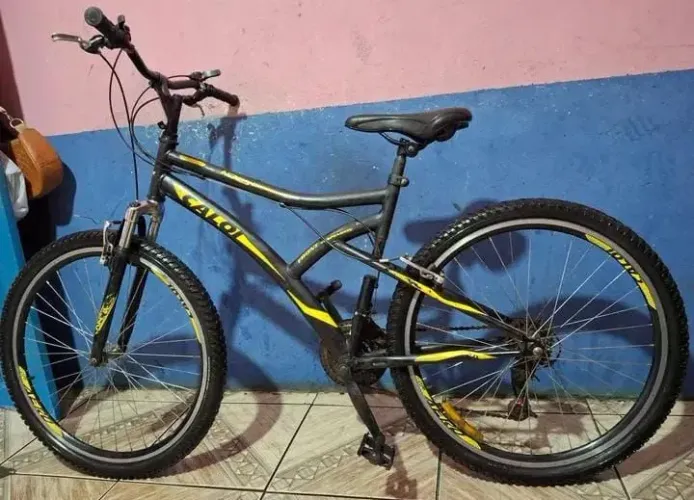 Bicicleta Caloi andes aro 26 top toda completa faço entrega grátis