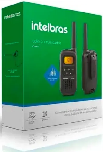 Kit com 02 Rádio Comunicador Walk Talkie Intelbras Rc 4002 Intelbras Rc 4002