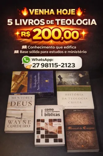 Livros para estudo teologia 