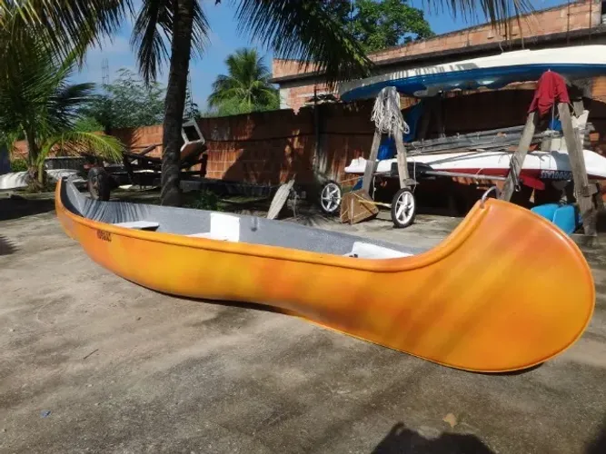Canoa Canadense fibra três pessoas