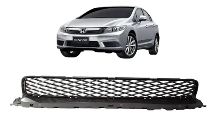 Grade Inferior Civic 2012 2013 2014 2015 Colmeia Preto