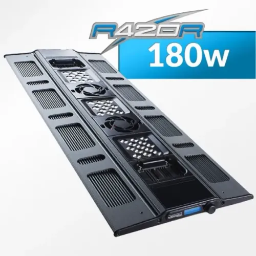 Luminária RAZOR R420R MAXSPECT 180W atualizada 15K na caixa Top de linha