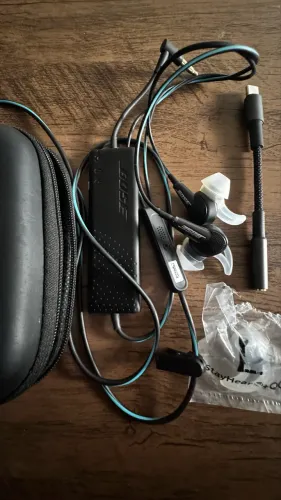 Fone Bose QuietComfort 20 (QC20) Original + Case + Adaptador USB-C