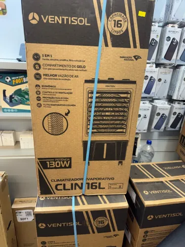 Climatizador Ventisol 16 litros NOVO 3 velocidades