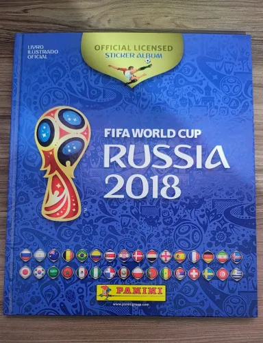 Álbum Copa do mundo Rússia 2018 Capa dura 