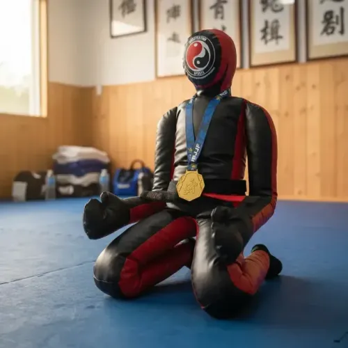 Boneco de Treino Jiu-Jitsu Constantino Vermelho - Adulto