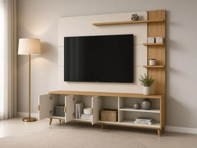 Home Theater Napoli 2,00m p/ TV até 70" (NOVO A PRONTA ENTREGA)