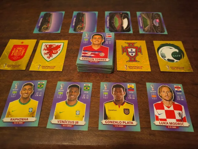Figurinhas Copa 2022
