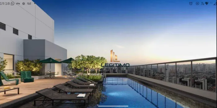 Studio na Chácara Santo Antônio com 30m², mobiliado, home office, lazer completo e fácil a