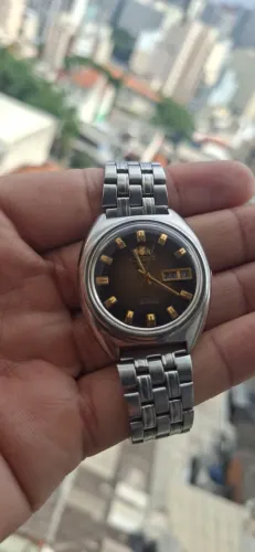 Relógio orient automático original vendo olx pay mais entrega para todo Brasil faço envio