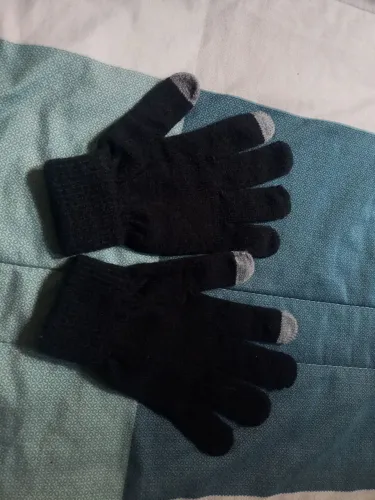 Lote com 2 pares de luvas de frio infantis 