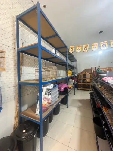 Porta pallet 6mx3,5m, estrutura de Metalon