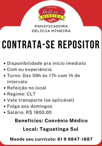 Vaga de Repositor 