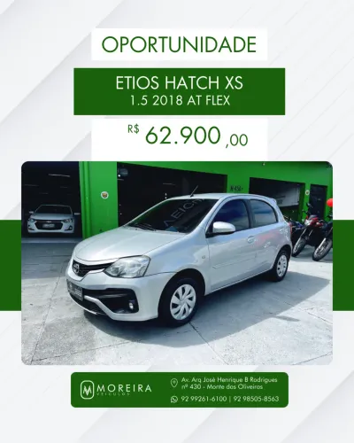 Toyota Etios XS 1.5 Flex 16V 5P Aut. 2018