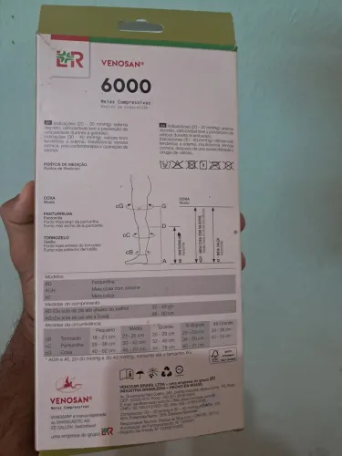 Meia compressiva - VENOSAN 6000