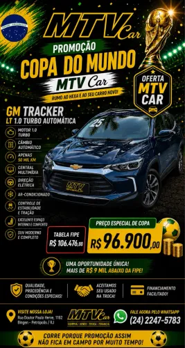 Chevrolet Tracker LT 1.0 Turbo 12V Flex AUT 2025