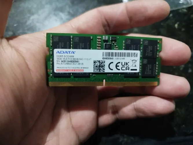 Memória Adata 16GB DDR5 5600MHz - Notebook