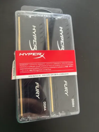 Memória Kingston HyperX Fury DDR4 16GB (2x8GB) 3200MHz