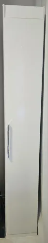 Armário Multiuso com 1 Porta 2,00m x 0,46cm MDP Branco