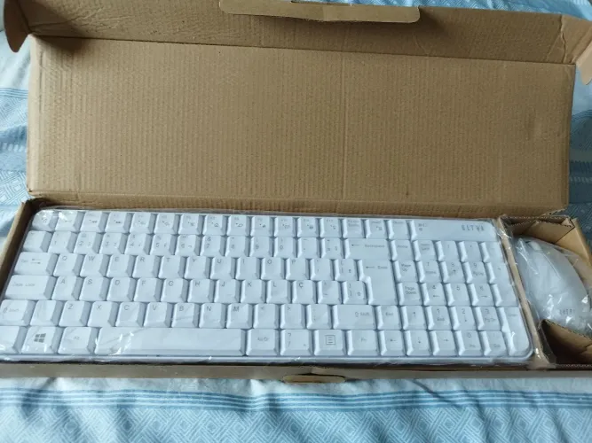 Teclado e mouse sem fios 