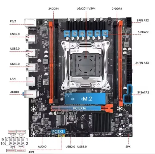 Kit Xeon E5-2620V3 X99 8Gb Ram