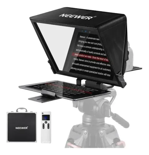 Telemprompter Portátil 14'' Neewer Xpro 14 Com Controle 127/220v